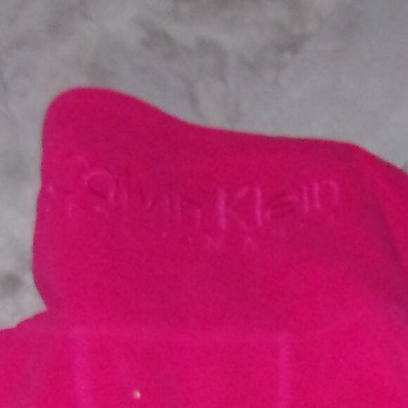 Calvin Klein size Large womens athletic work out fleece vest pink gym wear coat - Picture 6 of 6